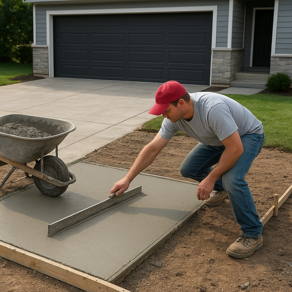 Jak wykonać podjazd z betonu